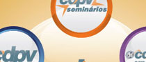Banner(3m x 7m) criado para a empresa CDPV para o evento 'VI Encontro Estadual de Vendas e Gestão' no Teatro Municipal Carlos Gomes Centro RJ. Fotos Rafael Hora.