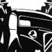 Identidade Visual criada para o Festival de Cinema Noir 'Tiros na madrugada'. Marca, Banner, Cartaz, Filipeta, Ingresso e brindes(boné e camisa).Projeto Acadêmico.